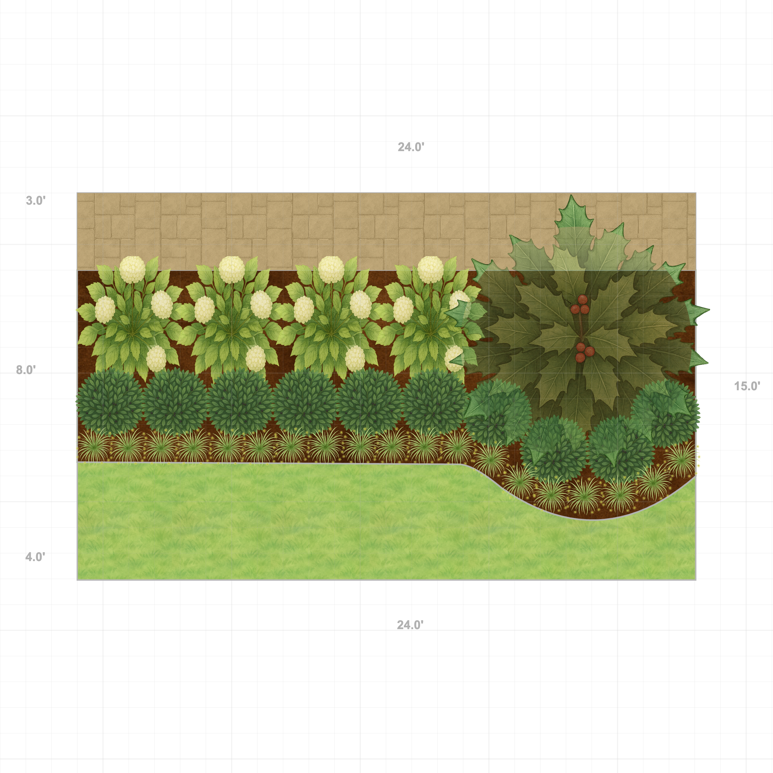 Georgia Foundation Landscaping Plan