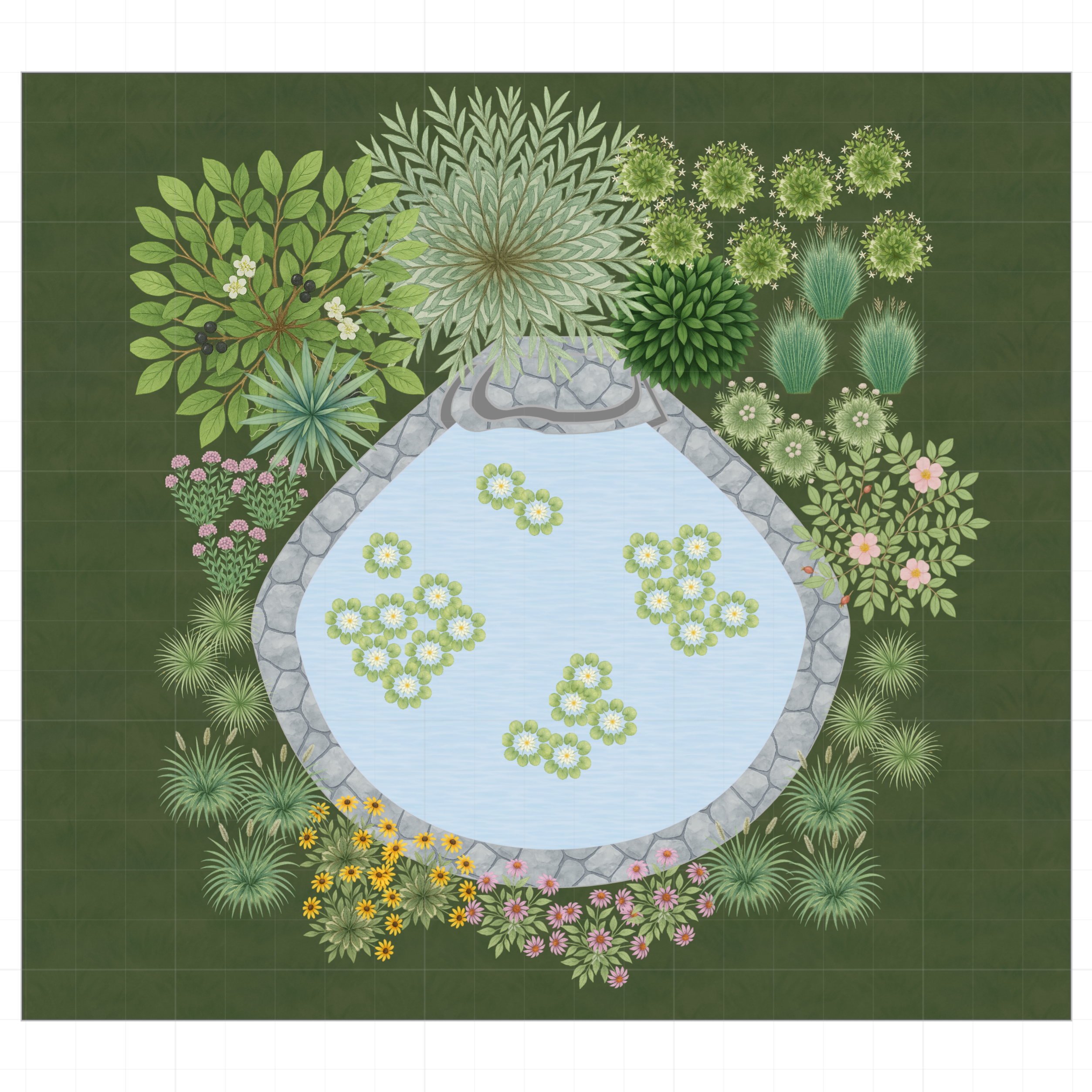 Backyard Pond Landscaping